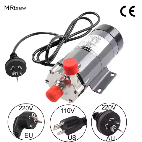 Stainless Head Magnetic Pump,15R Beer Water Magnetic Drive Pump,High Temperature Resisting 120C Home