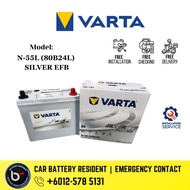 [Installation Provided] N55 | 80B24L Varta EFB | Start Stop Car Battery Bateri Kereta | Mazda MX5 Ho