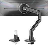 monTEK Heavy Duty Monitor Mount for 17 to 57 Inch Screens, Monitor Arm with Gas Spring, Adjustable S