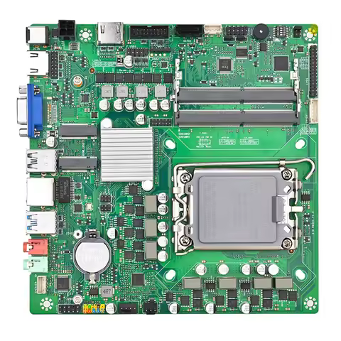 Practical H610 ITX Motherboard LGA-1700 UDIMM DDR4 Memory 64G SATA3.0 Triple Display Computer Mother