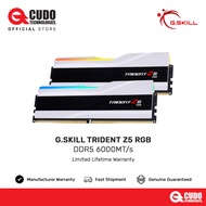 G.Skill Trident Z5 RGB DDR5 32GB (2x 16GB) 6000MHz CL36 Kit White (F5-6000J3636F16GX2-TZ5RW)