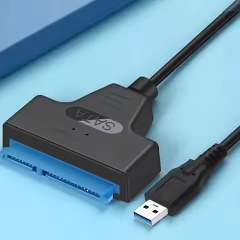 SATA to USB 3.0 Cable, USB to SATA III Hard Drive Adapter for 2.5 Inch SSD & HDD Data Transfer, Supp
