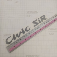 Sticker civic sir(replacement)
