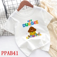 2026 New Style Hey Duggee Boys Fashion Shirt O-Neck Baby Girl Top Children's T-Shirt Children's Shor