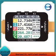 [Quietnight.]-C1 5-70V 60A Bidirectional Capacity Statistical Voltage and Current Meter Instrument A