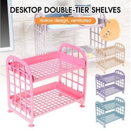 Mini Plastic Shelf / Mini 2-Tier Shelf / Mini 2-Tier Table Shelf / Multipurpose Table Shelf / Cosmet