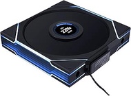 LIANLI 140mm ARGB Case Fan UNI FAN TL LCD Wireless 140 BK Single Pack 2.4 GHz Wireless 1.6 inch LCD