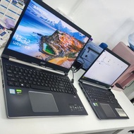 兩部Acer電競GTX 1050 GTX 1650 Acer Aspire 7 優質靚電競金屬觸感少有輕薄打機intel 九代CPU玩到所有遊戲大作食雞LOL SIMS GTA5 PUBG COD等等