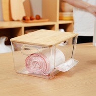 (UJCZ) Extra Large Trash Bag Holders with Bamboo Tops and Handles Laundry Room Organization and Stor