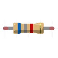 Perintang / Resistor 0.25W 5% (6K8) - 6.8K Ohm [10pcs]