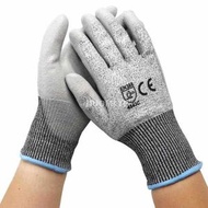 Others - 2雙防切割5級手套 | HPPE手套園藝防護防割工作勞保耐磨抗撕裂手套 - M * 23.5 * 灰色 / M / 23.5 / 灰色