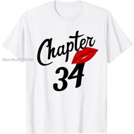 Chapter 34 years Lips Love Chapter 34 Born In Gifts T-Shirt