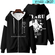 Anime Princess Connect Re:Dive Zip Up Hoodie  Men Harajuku Sweatshirt Natsume Kokoro Kyaru Cosplay Z