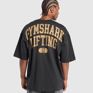 Gymshark's  Men's Back Letter Loose Short Sleeve Fitness T-shirt T-SHIRT