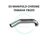 EXHAUST MANIFOLD CHROME YAMAHA YB100 MOTOR