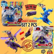 Mecard TOYS JUMBO NEO & EX SET 2pcs MECARD NEO & MECARD EX TRANSFORMERS ROBOT CAR ROBOT ORIGINAL MAT