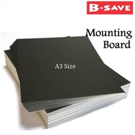 Mounting Board A3 800gsm Black 1pc