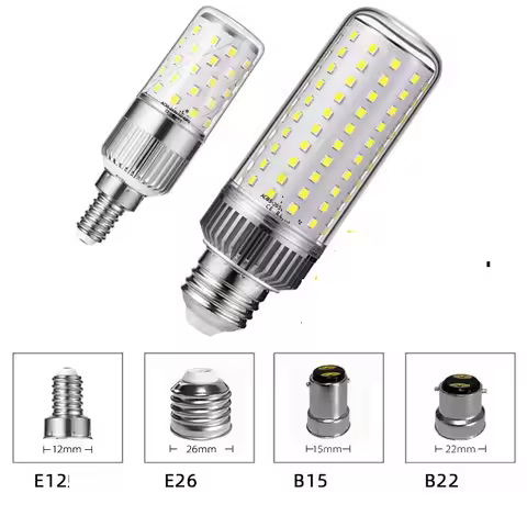 1pc E12 E14 E27 B22 E26 LED Corn Bulb 12w 30w Small LED Lamp 3000k Nature White 4500k 5000k 6000k Re