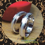 Cincin Couple Emas Putih R1650