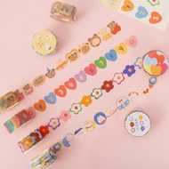 100 Lembar Sticker Washi Cute Decorative Sticker Kawaii Sticker 05