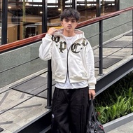 WP COMPANY Hoodie Double Zipper Shark Black Boxy WRPLNCO / WP COMPANY