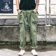 SauceZhan USMC P44 HBT U.S. Army Trousers VINTAGE Trousers Military Style Military Pants Men's Pants