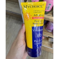 My choice advance sunscreen face & body sunscreen