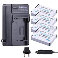 ☀💥4Pcs EN-EL12 Baery Charger Kits for Nikon COOLPIX S9900, A900, W300, S9300 S6300, S9200, AW120, AW
