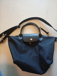 Longchamp Le Pliage Neo Nylon Shoulder Bag Black