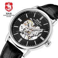 New Punk Luxury Business Mechanical Watch Men's Fashion Skeleton Watch Leather hombre Watches Luminous Masculino Relogio