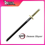 유Demon Slayer Sword Tsugikuni Yoriichi Pen Swords Nichirin Blade Anime Knife Katana Keychain Welv5S