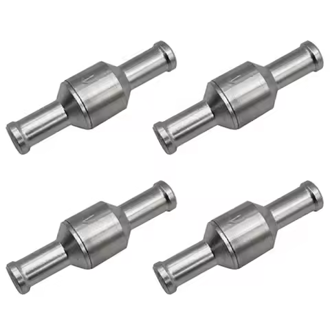 4 Pcs 8Mm Check Valve Brake Servo Booster No Return Inline One Way Valve Non Return Valve Vacuum Hos