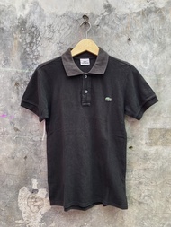 Polo Shirt Lacoste Black Second