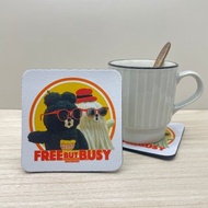 軟膠杯墊 毛絨動物設計酷炫會員版