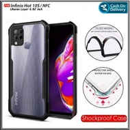 Case Infinix Hot 10s NFC Soft Hard HD Transparan Casing Cover