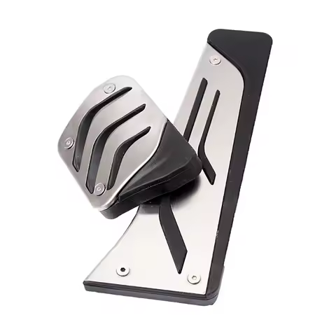 Steel Foot Gas Accelerator Brake Pedal Cover For BMW 2 3 4 5 6 7 Series iX X3 X4 X5 X6 X7 Z4 F15 F16