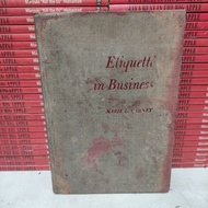 IMPORTED BOOK: ETIQUETTE IN BUSINESS