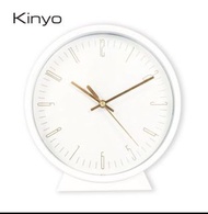KINYO 北歐風三合一桌掛鬧鐘ACK-7115 時鐘 鬧鐘 (白色）