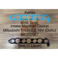 INTAKE MANIFOLD GASKET MITSUBISHI TRITON 2.5 16V (DOHC) (4D56 TURBO) (ME202967)