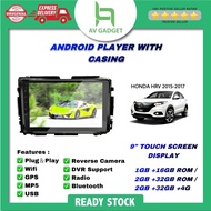 [Free Reverse Camera] Honda HRV 2015-2017 Fultron 9" Car Android T3L Player Plug &amp; Play Socket Casing Wifi GPS Bluetoot