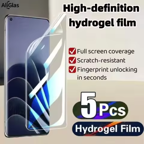 5pcs Hydrogel Film Full Cover Screen Protector For OnePlus 15 13 11 9 8 7 Pro ACE5 Nord CE4 CE5 Prot