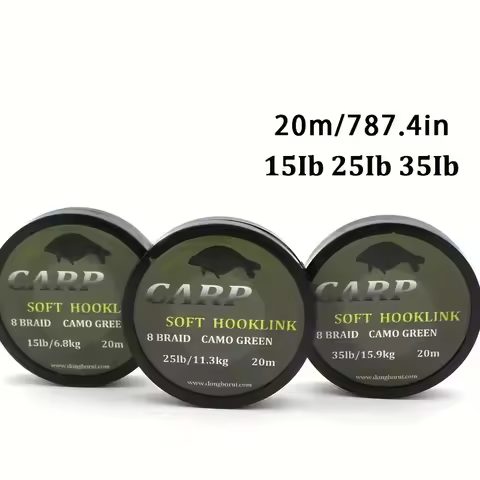 Carp Fishing Cove Fishing Euro Fishing Braided Line 20m Tying Line Set Line Fishing Accessories