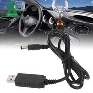 FORBETTER Step-up Cord Modem Fan Barrel 100cm DC Power Cable DC 5V to 12V USB To DC WiFi to Powerban