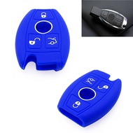 3 Buttons Car Silicone Gel Key Case Key Shell Key Bags For Mercedes Benz C E S Class SLK C200 S320 S