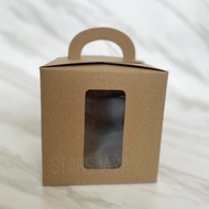 Kraft Box Carrying Mica 14x14x14cm