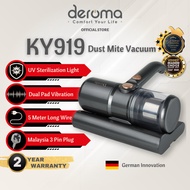 Deroma KY919 Cyclone Bed Vacuum Cleaner Anti-Dust Mites 4in1 (Vibration, UV Light, Super Suction and