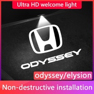 2pcs Honda Odyssey ELYSION Car Door welcome light Laser Projection Ghost Shadow Lamp Warning Ambient