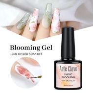 Arte Clavo Tempered Glass Nail Top Coat Nail Art Manicure Super Glossy No Wipe Reinforce Polish Cover UV Gel Toughened Top Gel