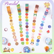 Pearl 100Pcs Tearable Stickers DIY Washi Tape Adhesive Kawaii