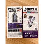 【Ready Stock】WK Design PD18W Fast Charge Car Charger WP-C28 WK Design PD18W Fast Charge Car Charger 
